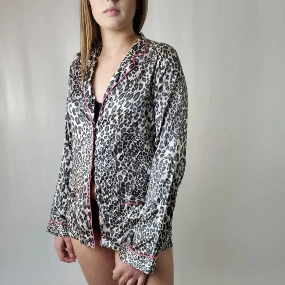 Victoria’s Secret Animal Print Pajama Loungewear Top